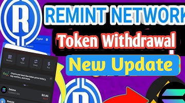 remint coin withdrawal sol chain | remint network new update | remint network update