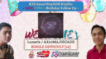 【DDR Simfiles】Lunaris - SINGLE DIFFICULT [12]