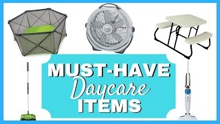 Must-Have Daycare Items