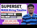 🔥Superset Mass Hiring (Cognizant, Capgemini, Hexware, PwC, L&T Tech, Birlasoft, Wipro) | Timelines