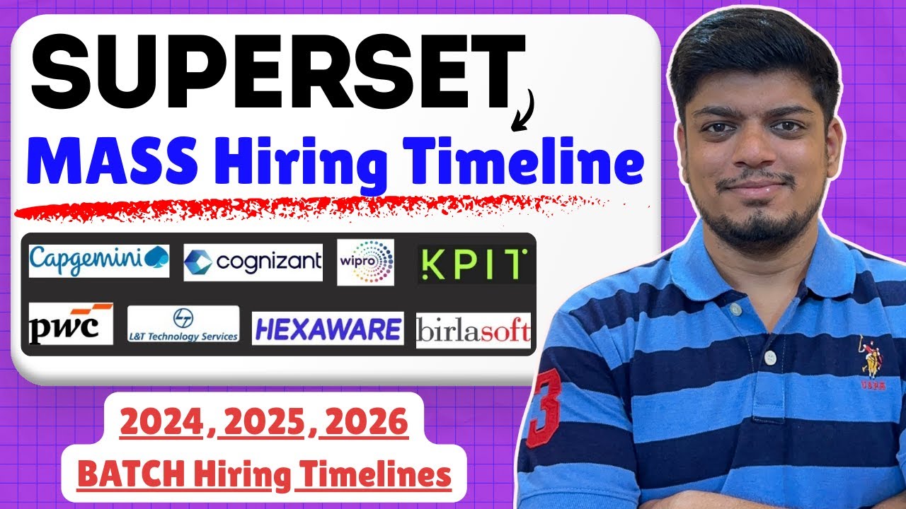🔥Массовый набор персонала в Superset (Cognizant, Capgemini, Hexware, PwC, L&T Tech, Birlasoft, Wi...