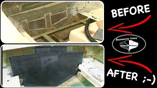 Boat Transformation | See the &quot;Start to Finish&quot; Transom Replacement on a Bertram Moppie!