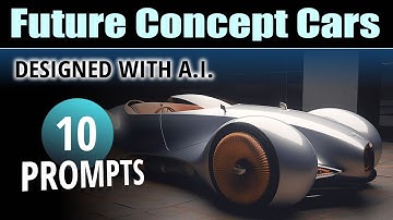 Future Concept Cars Designed by A.I. Exterior & Interior designs using Midjourney V5