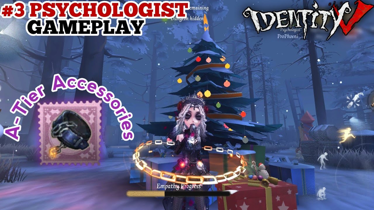 PSYCHOLOGIST IDENTITY V GAMEPLAY WITH A & STIER SKIN AND ATIER ACCESSORIES GAMEPLAY