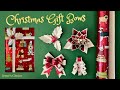 How to Make 4 Christmas Gift Bows Using a Single Roll of Wrapping Paper