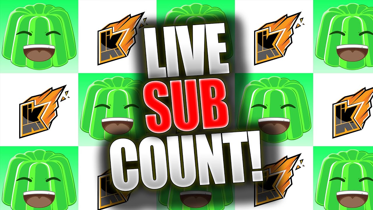 JELLY/KWEBBELKOP LIVE SUBSCRIBER COUNT! LIVE SUB COUNT STREAM