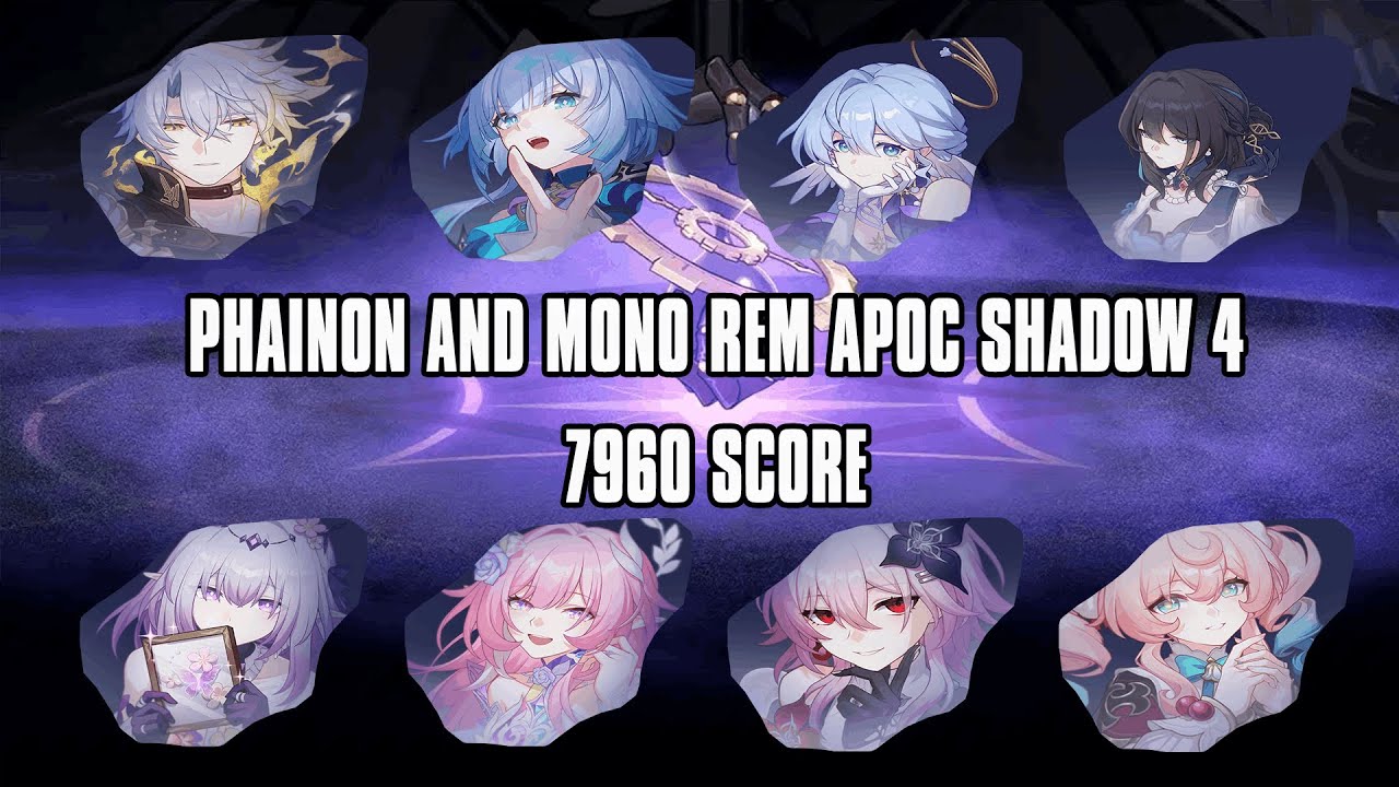 Phainon 3960 Score & Mono Remembrance 4000 Score Clear | Apocalyptic Shadow 4 | HSR 3.8