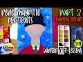 Magritte Holiday Portraits Part 3: Painted Snowy Details: Easy Art Lesson for Home and Classrooms