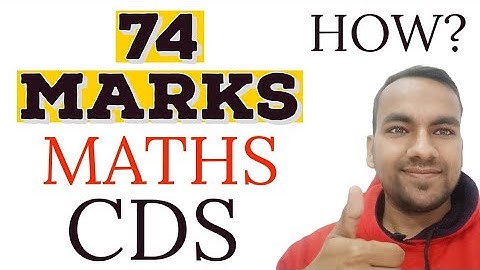 HOW I SCORE 74 MARKS IN CDS | MATHS STRATEGY | FREE SOURCES FOR CDS | THATS ALL YOU NEED FOR MATHS !