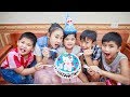 Kids Go To School | Day Birthday Of Chuns Children Make a Birthday Cake Hello Kitty