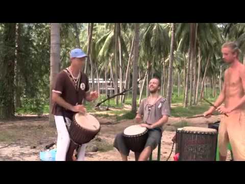 West African Djembe Rhythms  Soli Rapide from advanced djembe solo class