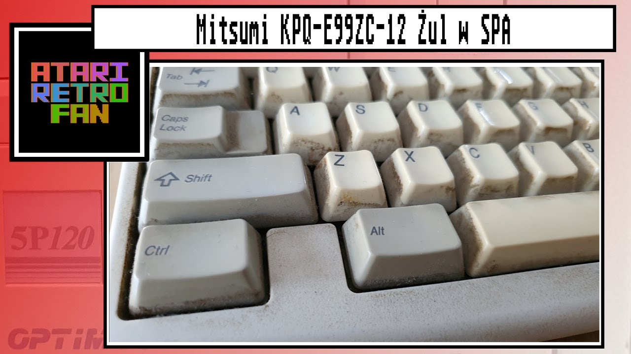 Teclado Vintage Mitsumi Kpq E99zc13 5 Pino Coleção Raro Usa  Jm