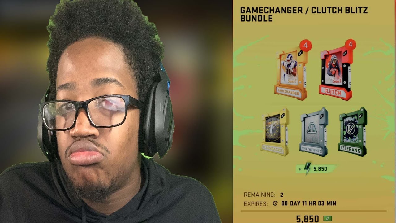 GAMECHANGER /CLUTCH BLITZ BUNDLE! MADDEN 20 ULTIMATE TEAM PACK OPENING