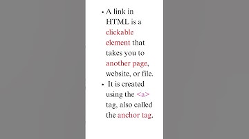 Build a Website Link with HTML  | Make Clickable Links Easy! #html #htmltutorial