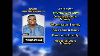 Patricia Baptiste Long Obituary