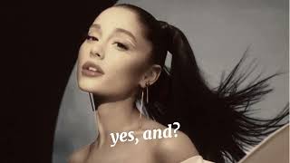 Ariana Grande - yes and? (speed up) Speed Up official Resimi