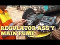 Pemasangan Regulator ass'y. Main pump excavator kobelco sk200-8