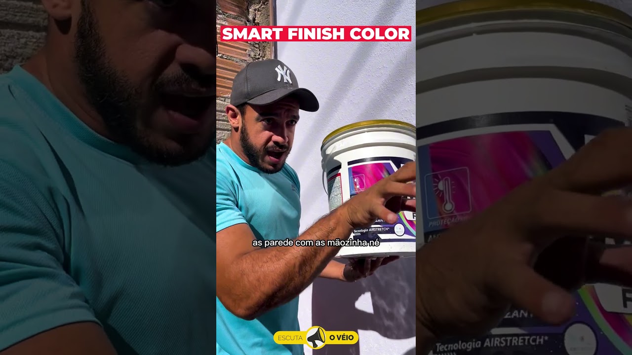 IMPERMEABILIZE SUA PAREDE COM ESSA TINTA! Smart Finish Color 