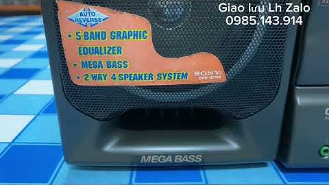 Họ Vũ catset. Sony CFS 1075S,đẹp suất sắc,gia 1tr4.Lh Zalo 0985.143.914