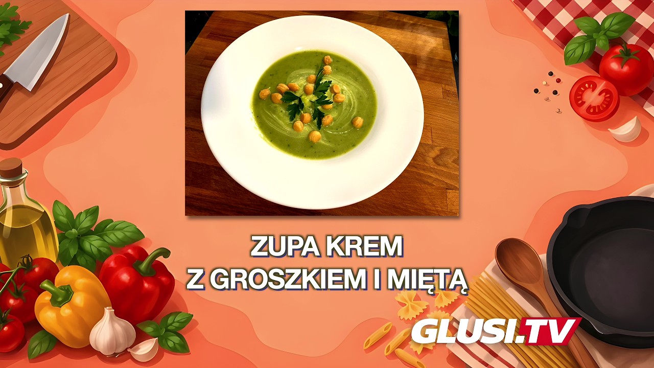 🥣 Krem z groszku i mięty