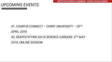 Data Management-The backbone of Data Science : Data Science Webinar Series