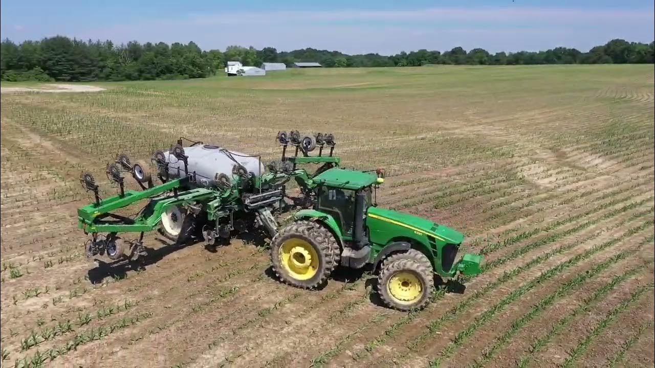 Fertilizing Corn With J&M Liquid Applicator Southern Indiana YouTube