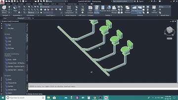 How To Create Piping Network In Cad-MEP 2020