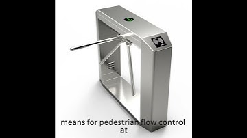 JKDCSECURITY - JKDC-120B - Access Control System Tripod Turnstile Without Side Stainless Steel Panel
