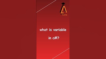 what is variable in c#?  #coding #codingforbeginners