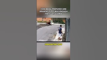 How Being Prepared and Drawing First Is Enough: Spot the Threat, Stay Ahead, Take Action #shorts