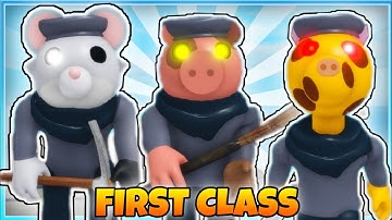 How to get "FIRST CLASS" BADGE + FIRST CLASS BADGE MORPHS in PIGGY BOOK 2 ALTERNATIVE VERSE - Roblox