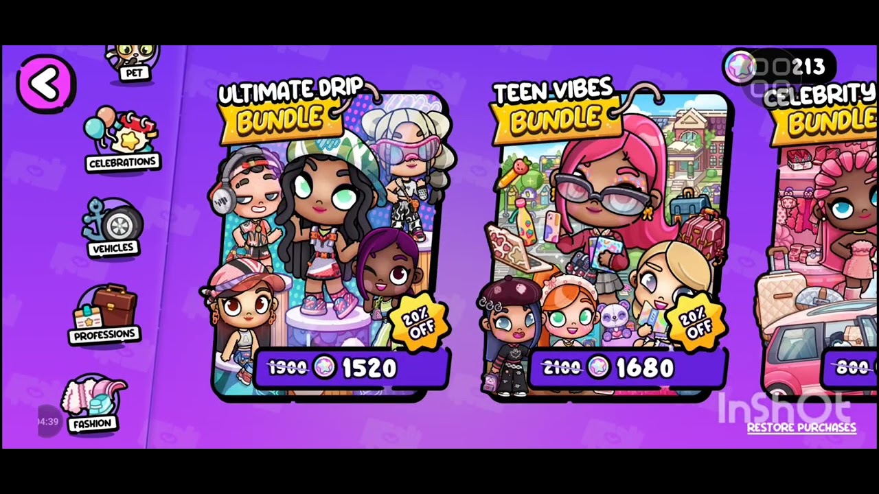 Nova atualização do avatar world 😍😍