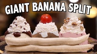 DIY GIANT BANANA SPLIT - VERSUS