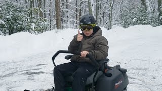 Tearing Up The BOBCAT CRZ 48 In the Snow