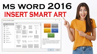 How to insert Smart Art in Ms Word 2016 part| Smart Art insert and modify in MS Word 2016