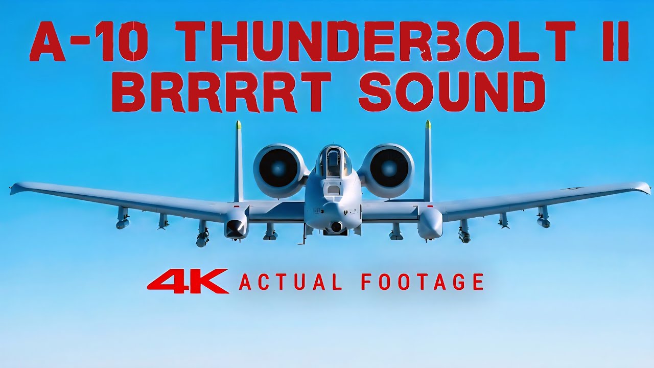 A-10 Thunderbolt II 'BRRRRT' Sound! 🔥 Maverick Missile Live Fire