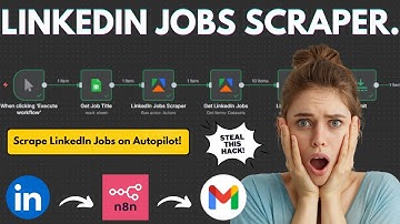 Hoe je eenvoudig binnen enkele minuten LinkedIn-vacatures kunt scrapen met N8N!