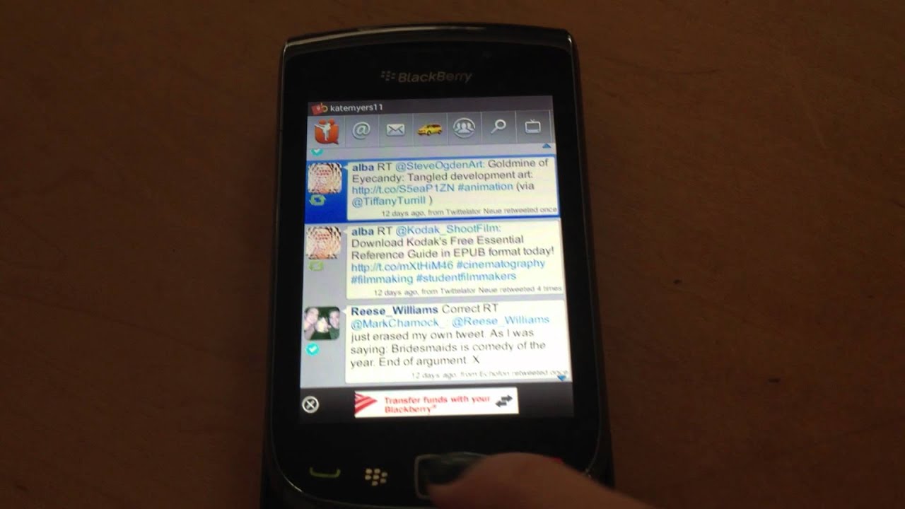 UberSocial for Blackberry Tip: How To Report Spam - YouTube