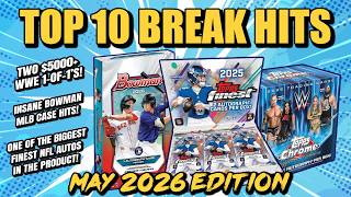 TOP 3 HITS ALL OVER $5000!!!   | Top 10 Sports Card Break Hits (May 2026)