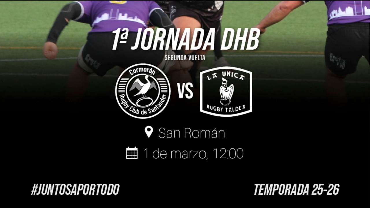 Cormoran Rugby Club vs La Única Rugby Taldea | DHB Jornada 1 (Segunda Vuelta