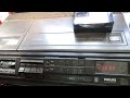 Philips N1502 (VCR N1500 format) video recorder. Part 1.
