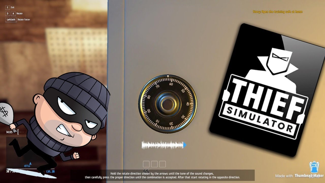 Learning How To Crack A Safe Thief Simulator 2 YouTube