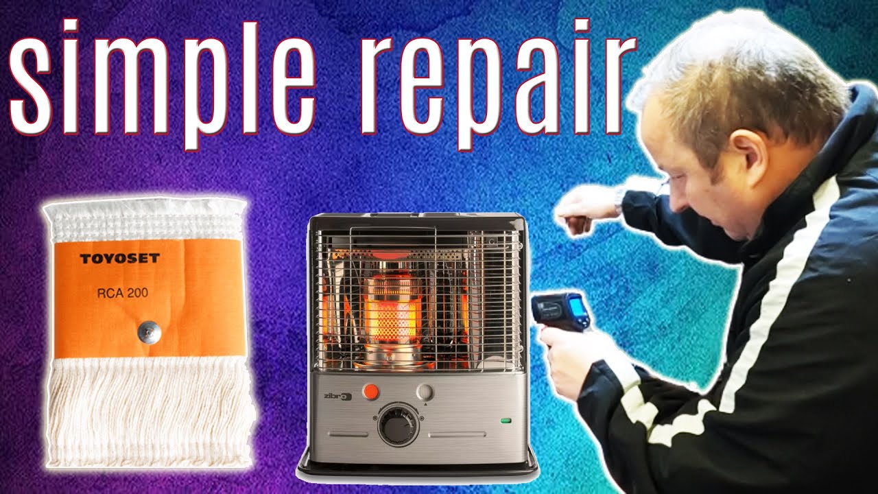 This Zibro Paraffin Heater Needs A New Wick - Let's Fit One. 