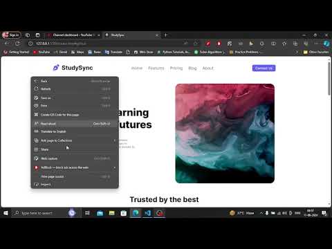 Study Sync Project | Code ToGetHer | Using HTML and CSS | Web Development