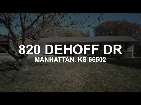 820 Dehoff Drive, Manhattan, KS home video tour