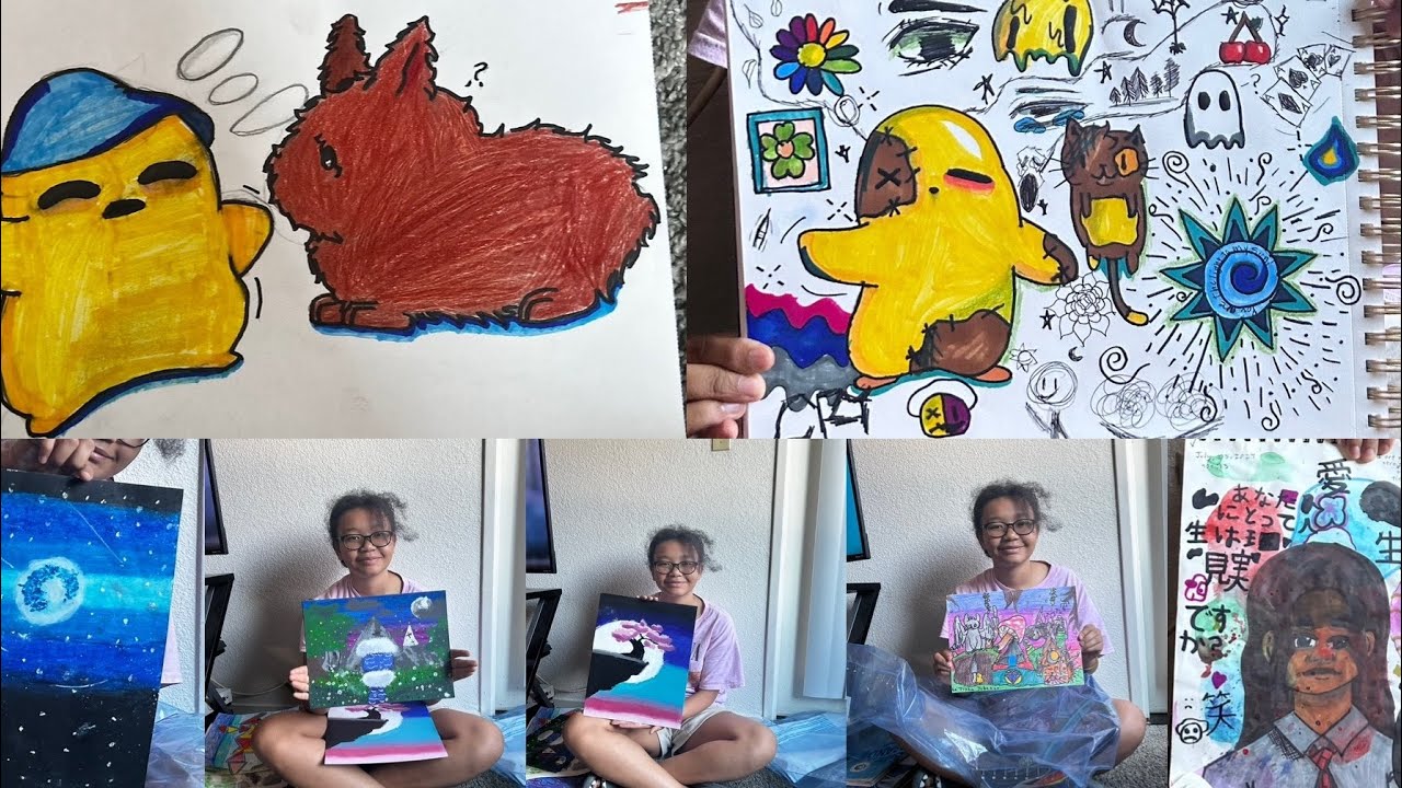 La’Tisha’s art work 2025 | Kelly Thao vlogs