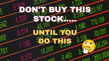 HOW TO RESEARCH A STOCK - Doing Your Own Due Diligence Before Investing