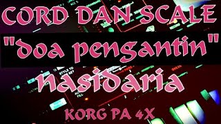 Belajar Cord Dan Scale Lagu Doa Pengantin Nasidaria Korg Pa Series Hasan Arr
