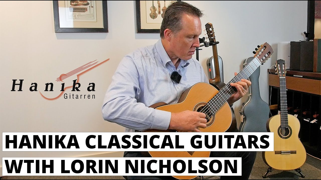 Обзор классических гитар Hanika и презентация в Австралии с Лорином Николсоном