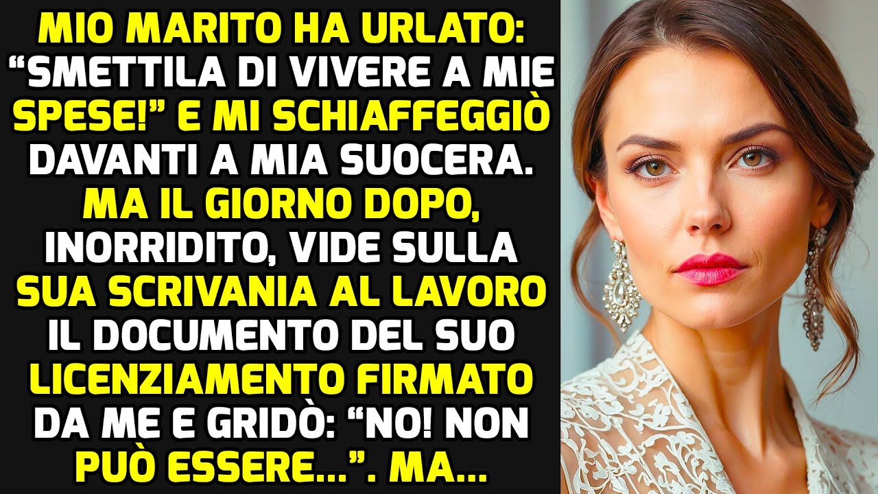 Mio Marito Ha Urlato: “Smettila Di Vivere Alle Mie Spalle!” Ma Io Sono Diventata Il Capo STORIE VITA